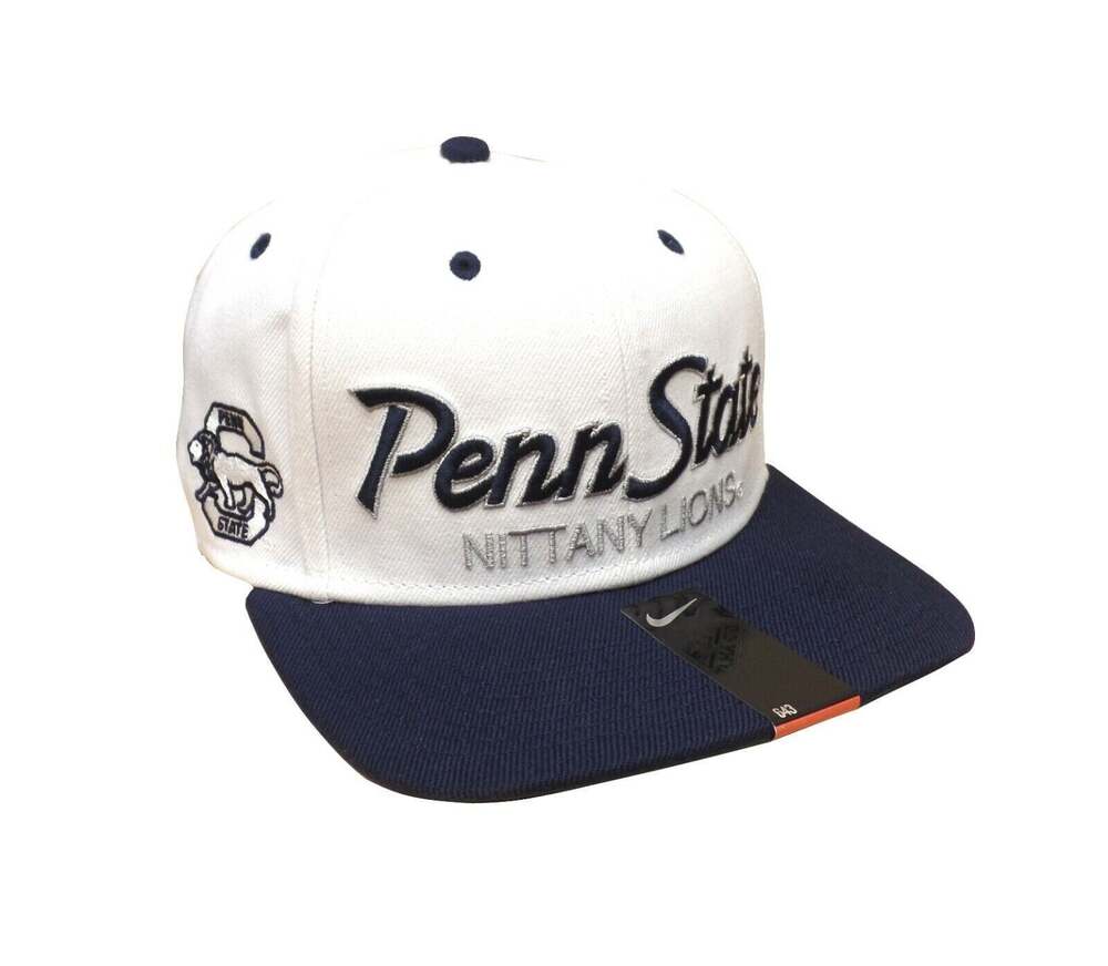 Nike Vintage Two Toned Script Penn State Nittany Lions Snapback Hat / Cap - NWT